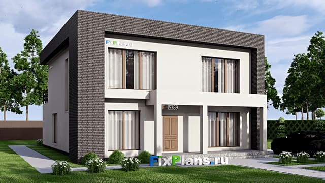 Двухэтажный дом F-15389